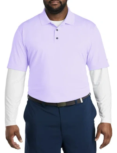 Reebok Performance Solid Polo In Digital Gleam