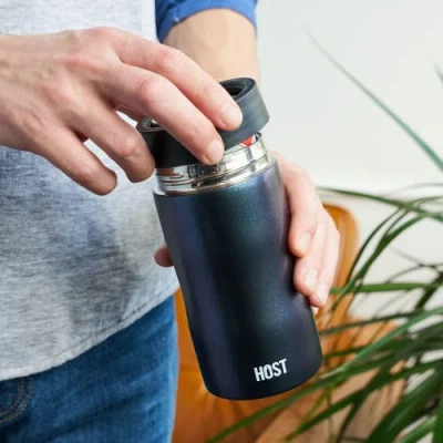 Host Stay-chill Slim Can Cooler In Galaxy Black
