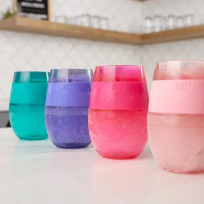 Host Wine Freeze Cooling Cup Set Of 4 In Tinted