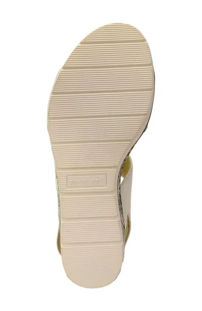 David Tate Civic Slingback Sandal In White Multi