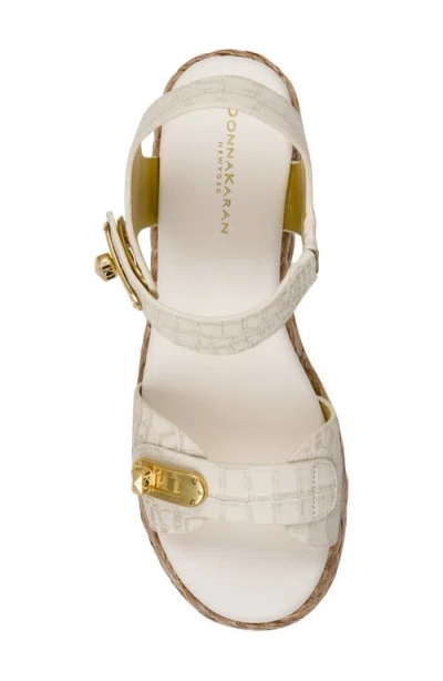 Donna Karan Women's Cebrina Espadrille Sandals In Ivory