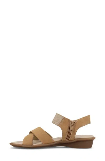 Sesto Meucci Euna Wedge Sandal In Sand