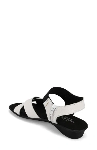 Sesto Meucci Euna Wedge Sandal In White
