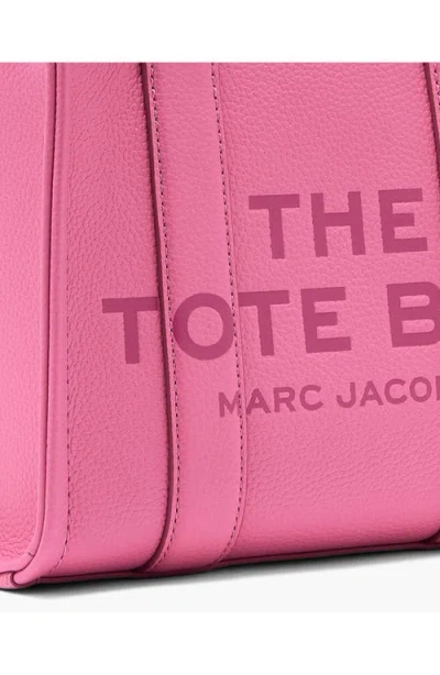 Marc Jacobs The Leather Small Tote Bag In Bow Pink