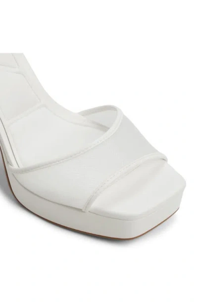 Aldo Women's Chicglimmer Two-piece Plaform Dress Sandals In White
