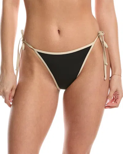 Weworewhat Tie Bikini Bottom In Black