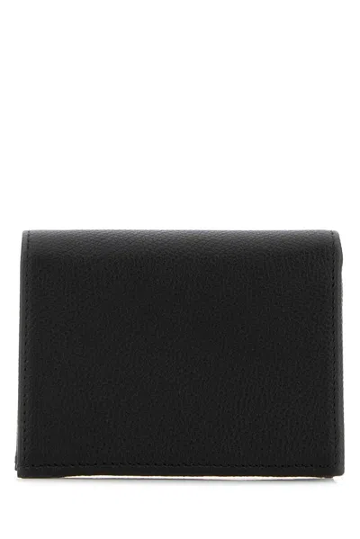 Valentino Garavani Vlogo Bi-fold Wallet In Black