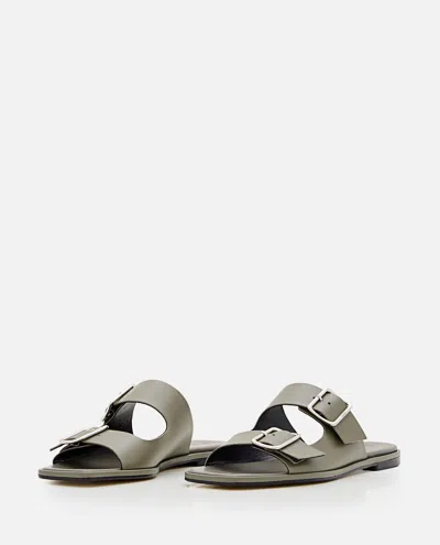 Aeyde Open-toe Slippers In Grey