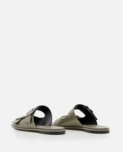 Aeyde Open-toe Slippers In Grey