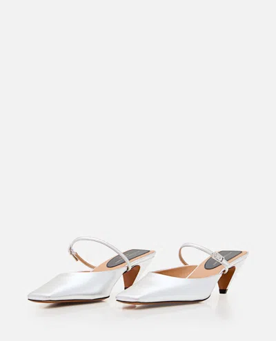 Stella Mccartney Mules In Silver