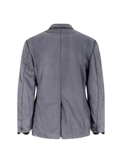 Magliano Jacket With Front Pockets And Notch Lapel In Gray