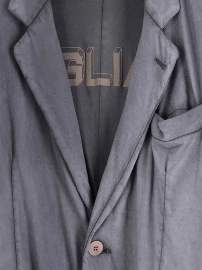 Magliano Jacket With Front Pockets And Notch Lapel In Gray