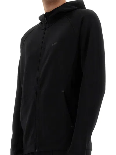 Hugo Boss Hoodie In Black