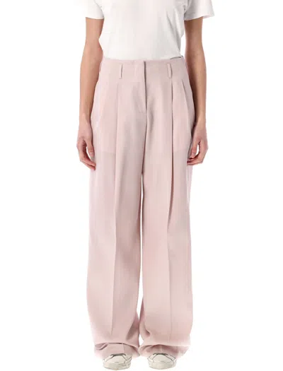 Golden Goose Flavia Trousers In Shadow Pink