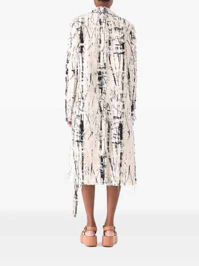 Jason Wu Collection Panelled Merino Wool Cardigan In Black