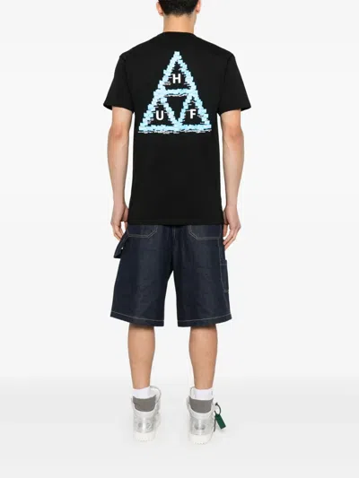 Huf Desktop T-shirt In Black