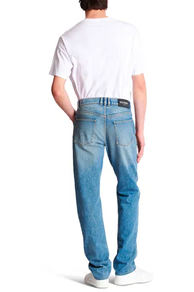 Balmain Regular-fit Denim Jeans In Blue