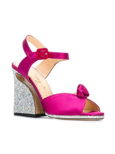 Shop Charlotte Olympia 'vreeland' Sandals In Pink