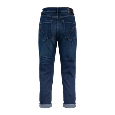 Dondup Koons Loose Jeans In Stretch Denim In Blue