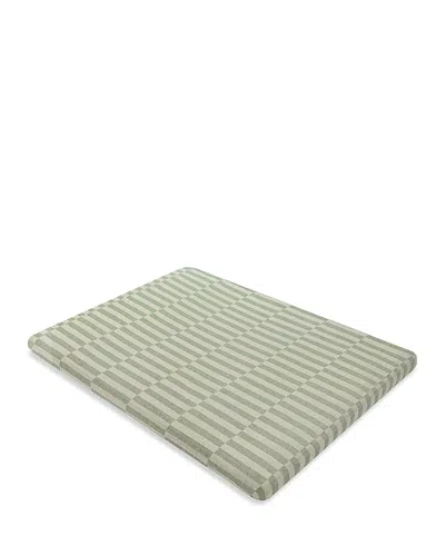 Babyletto All Stages Midi Crib Sheet In Muslin Cotton In Mos Stripe