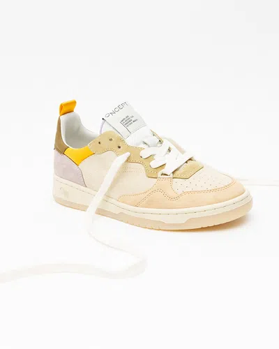 Oncept Phoenix Leather Lace-up Sneaker In Desert/multi