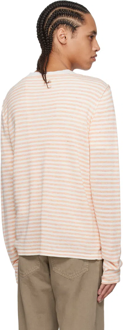 The Row Lillard Sweater In Ess Ecru/salmon Stri