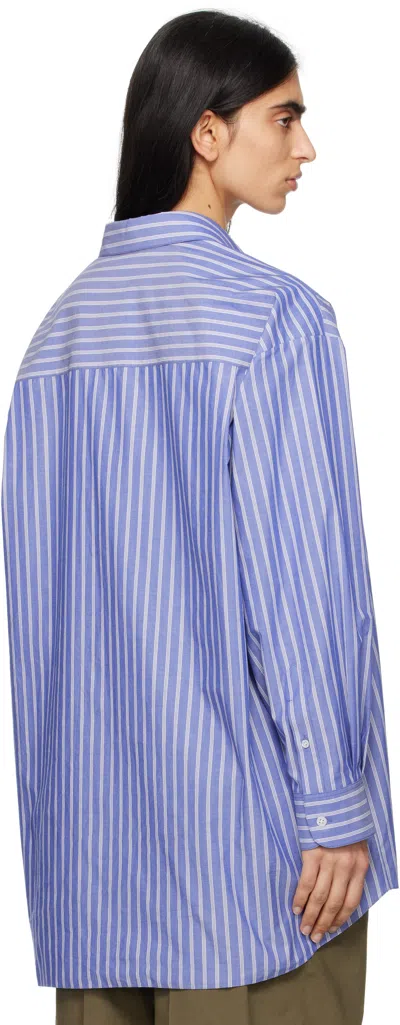 The Row Luka Shirt In Blue