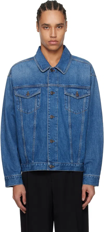 The Row Seb Denim Jacket In Blue