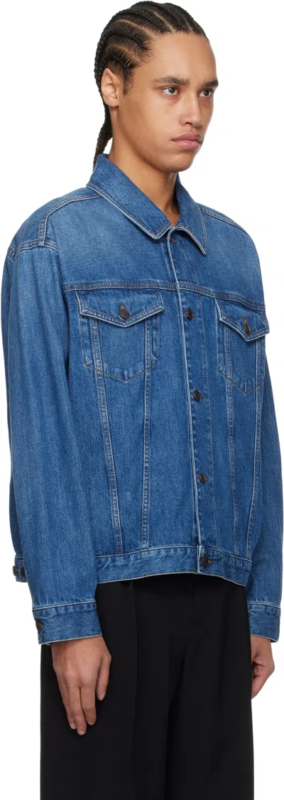 The Row Seb Denim Jacket In Blue