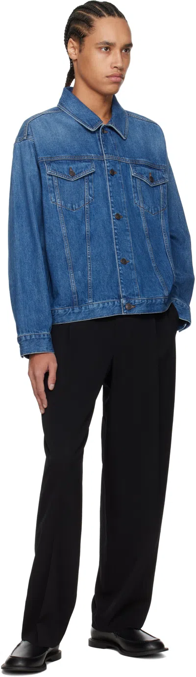 The Row Seb Denim Jacket In Blue