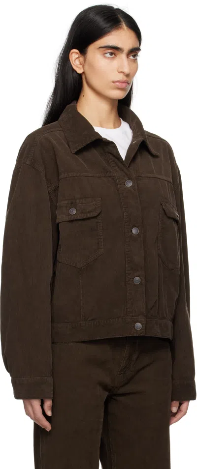 The Row Ness Cotton Corduroy Jacket In Black