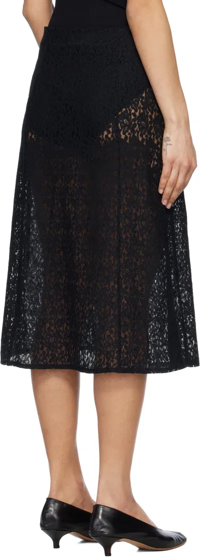 Hai Black Sofia Midi Skirt In Black