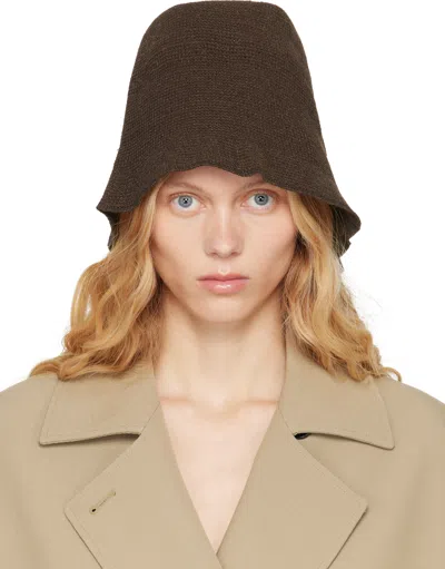The Row Brown Jashi Bucket Hat In Cho Chocolate