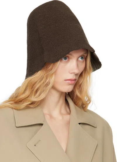 The Row Brown Jashi Bucket Hat In Cho Chocolate