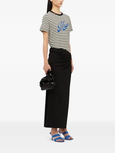 Msgm Logo-print T-shirt In Black