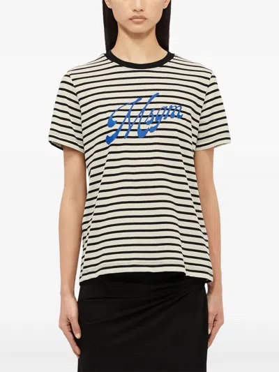 Msgm Logo-print T-shirt In Black