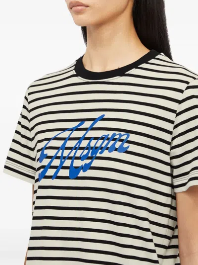 Msgm Logo-print T-shirt In Black