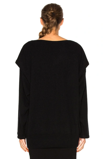 Shop Loewe Double Layer Sweater In Black