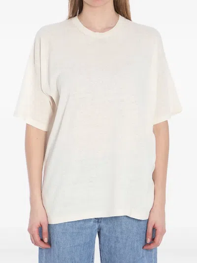 The Row Isha Oversize Cotton Jersey T-shirt In White