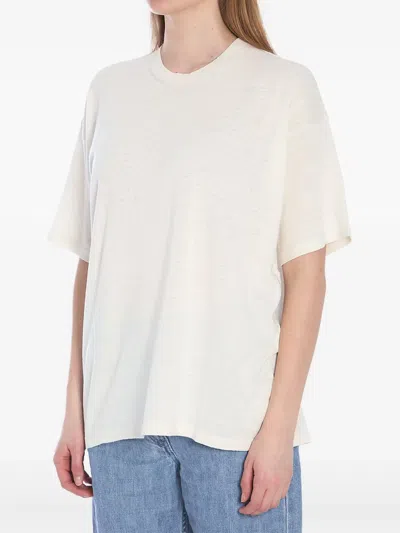 The Row Isha Oversize Cotton Jersey T-shirt In White