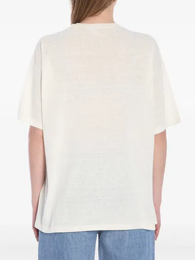 The Row Isha Oversize Cotton Jersey T-shirt In White