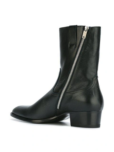 Shop Saint Laurent 'wyatt 40' Ankle Boots