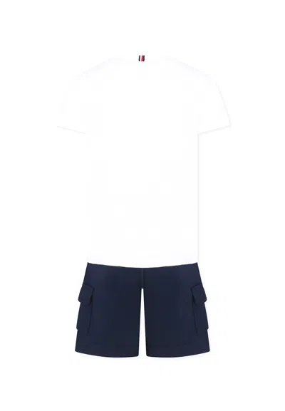 Tommy Hilfiger Multicolor Suit For Boy With Logo In Multicolor