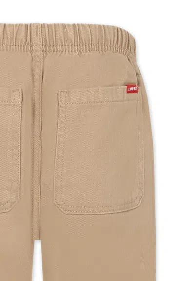 Levi's Cotton Trousers In Beige