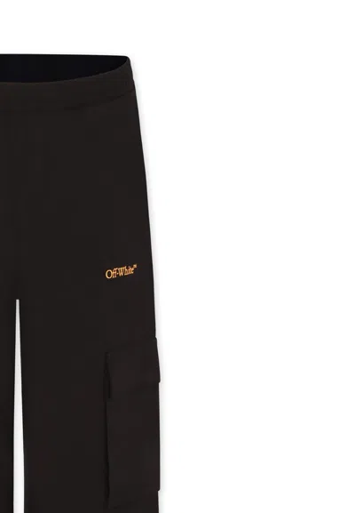 Off-white Black Trousers For Boy With Arrows In Black
