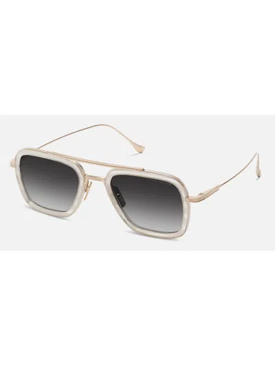 Dita 7806/v/wht/gld/52 Flight.006 Sunglasses In Gold