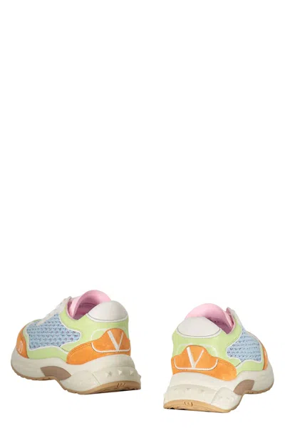 Valentino Garavani Multicolor Splicing Sports Shoes In Multi