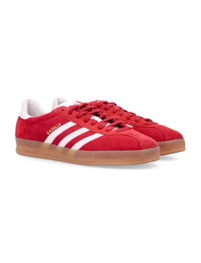 Adidas Originals Gazelle Indoor Sneakers In Red