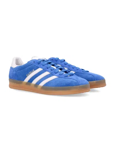 Adidas Originals Striped Suede Low Top Sneakers In Blue