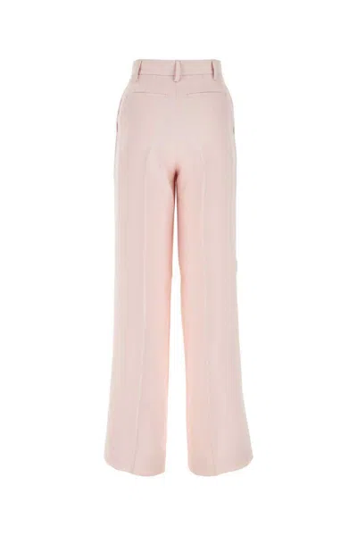 Amiri Light Pink Viscose Wide-leg Pant In Pink